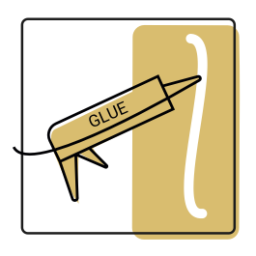 Adhesive skirting boards