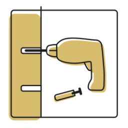 Skirting boards for dowels
