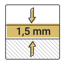 Underlays for panels 1.5mm