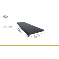 Seuil intérieur 30 cm x 150 cm Anthracite