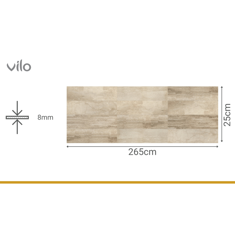 Motivo BRŪNS MARBLE dekoratīvie sienas paneļi