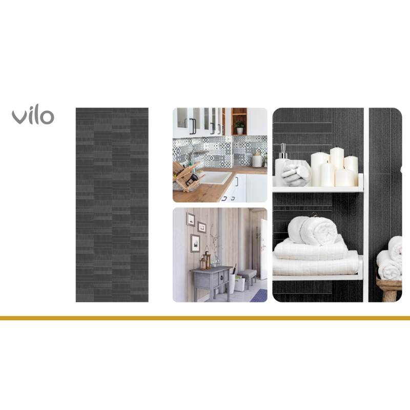 VILO | Panouri decorative pentru perete Motivo ANTHRACI D.TILES