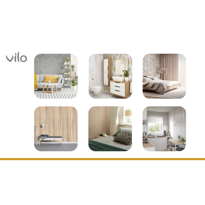VILO | Panouri decorative pentru perete Motivo ASKOT GREY