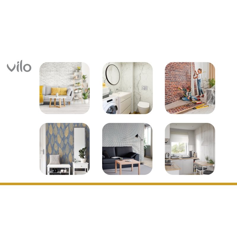 "Motivo WHITE MARBLE" dekoratyvinės sienų plokštės