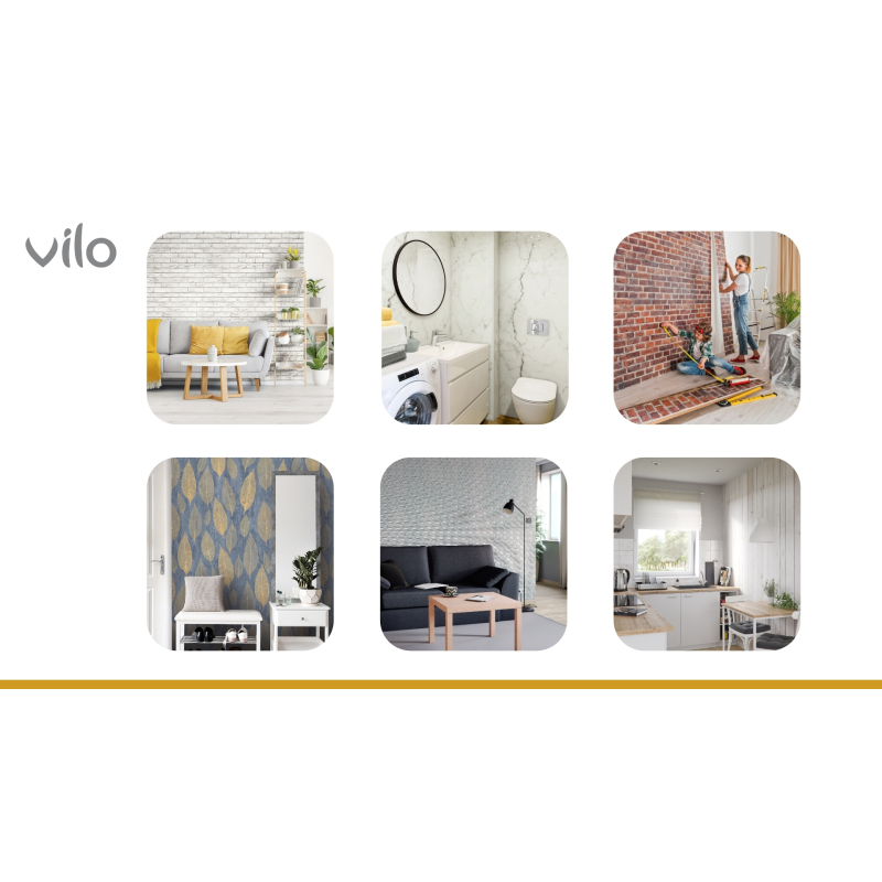 VILO | Panouri decorative pentru perete Motivo WHITE MARBLE