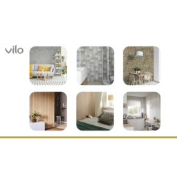 VILO | Panouri decorative pentru perete Motivo BLUE PATCHW. MAT