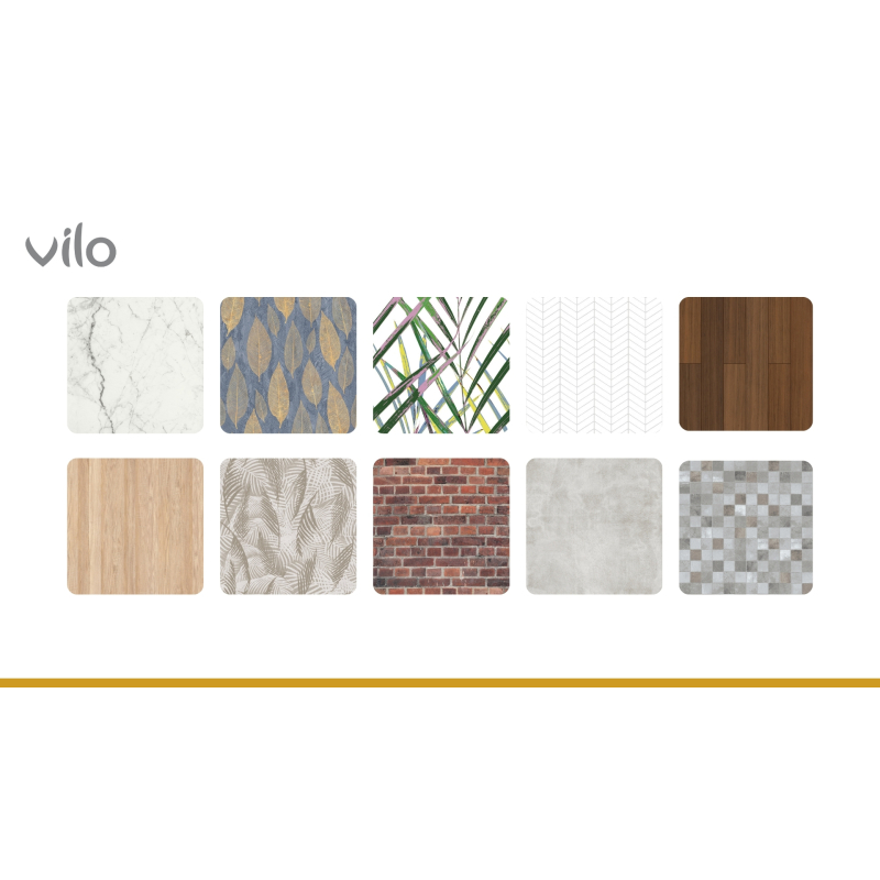 VILO | Panouri decorative pentru perete Motivo TAUPE LEAVES