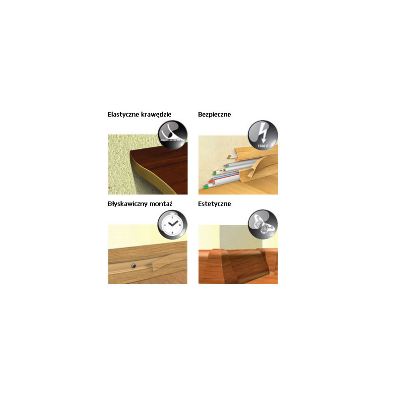 Vilo|Skirting board SMART FLEX 521 2,5M