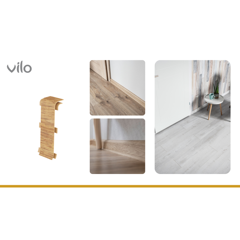 Vilo|Conector/imbinare plinta Flex 533, Stejar ars