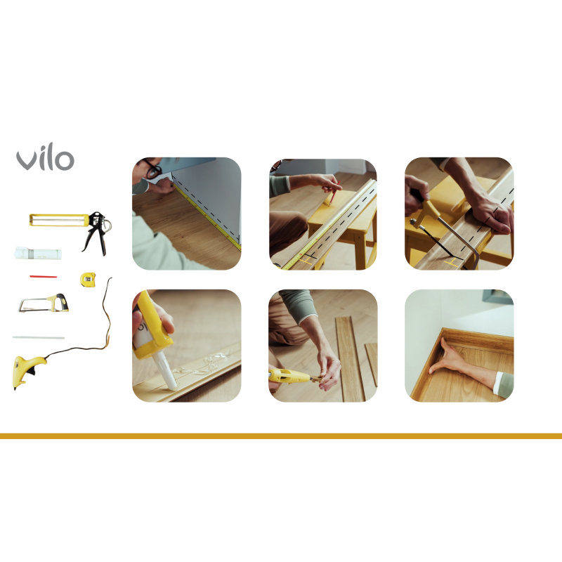 Vilo|Conector/imbinare plinta Flex 533, Stejar ars