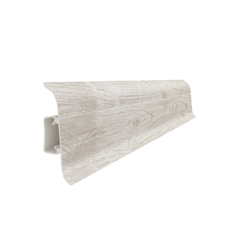 Plinta parchet PVC Smart Flex 5101, Stejar Siberian, canal cablu, 250 x 5.5 x 2.2 cm