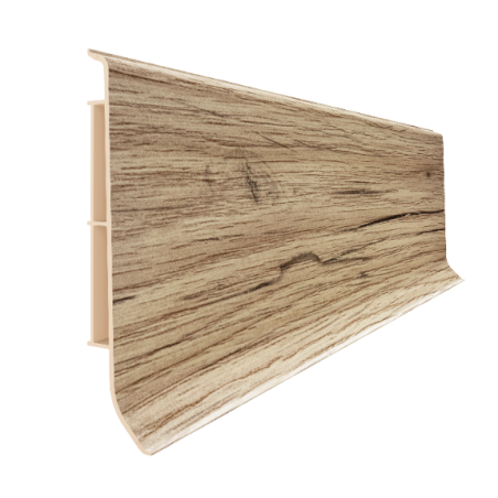 Plinta parchet PVC Linela 402 Stejar Wellington, 200 x 8 x 1.6 cm