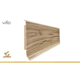 Vilo|Plinta parchet PVC Linela 402 Stejar WELLINGTON, 200 x 8 x 1.6 cm