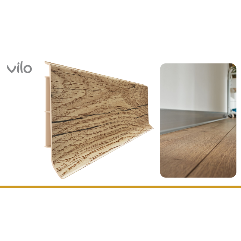 Vilo|LINELA skirting board 403 oak HAMILTON 2M