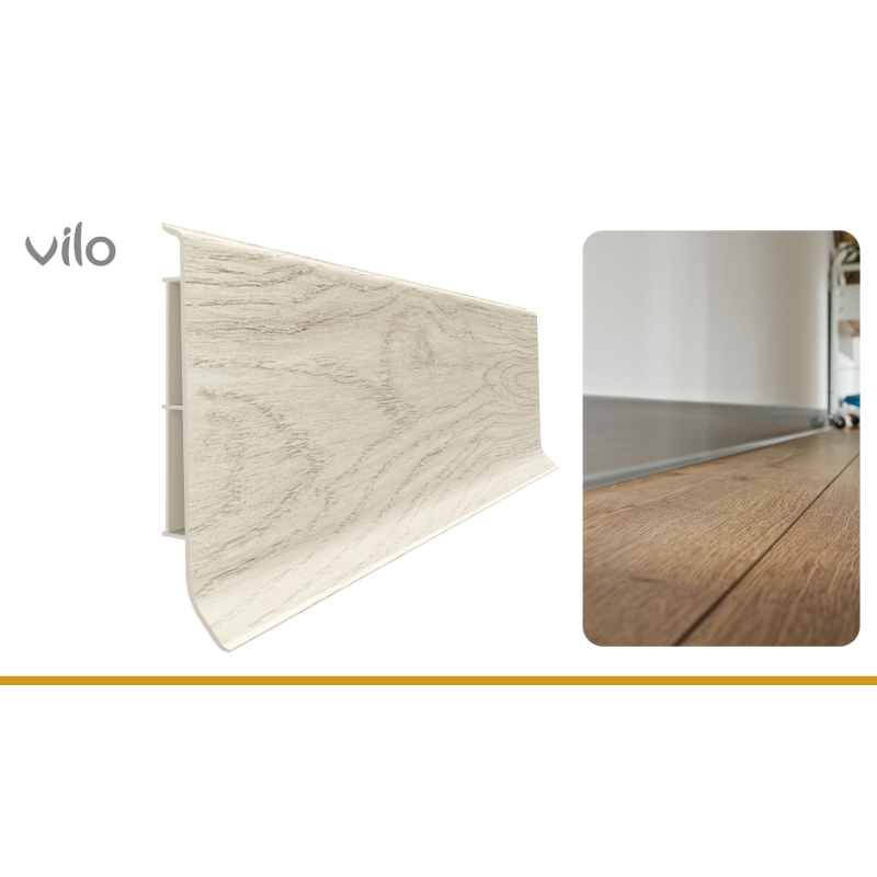 Vilo|Skirting board LINELA 404 Oak AUCKLAND 2M