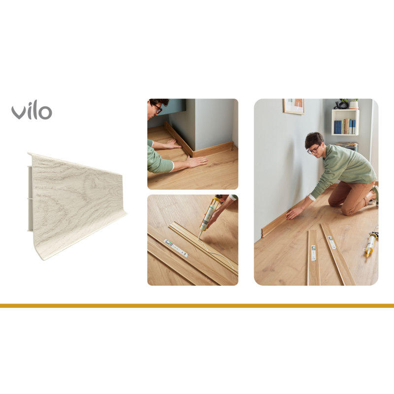 Vilo|Skirting board LINELA 404 Oak AUCKLAND 2M