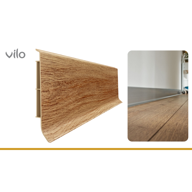 Vilo|LINELA skirting board 407 oak NEWCASTLE 2M
