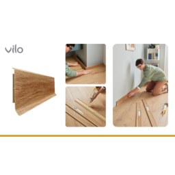 Vilo|LINELA skirting board 407 oak NEWCASTLE 2M