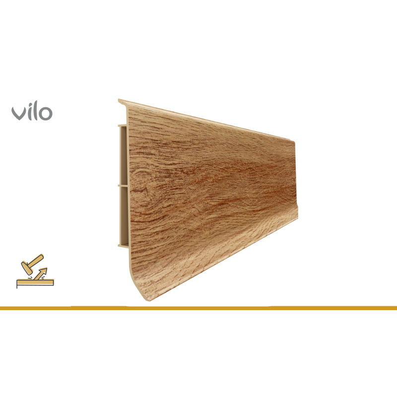 Vilo|LINELA skirting board 407 oak NEWCASTLE 2M