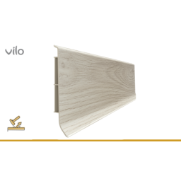 Vilo|Plinta parchet PVC Linela 408 Stejar BRISBANE, 200 x 8 x 1.6 cm