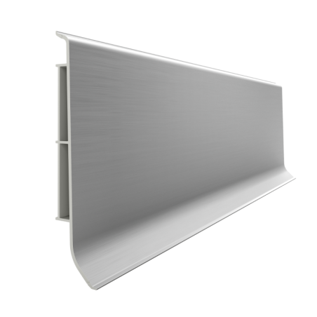 Plinta parchet PVC Linela 411 Argintie, 200 x 8 x 1.6 cm