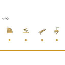 Vilo|LINELA 408 skirting board connector