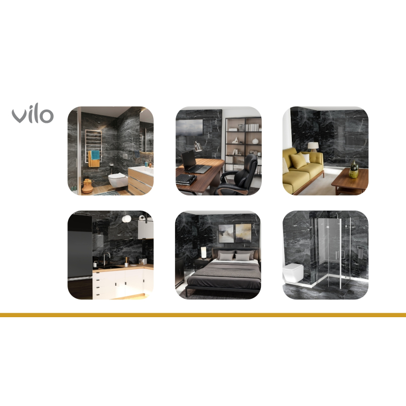 SPC 30x60 DARK STONE wall panels (13pcs)