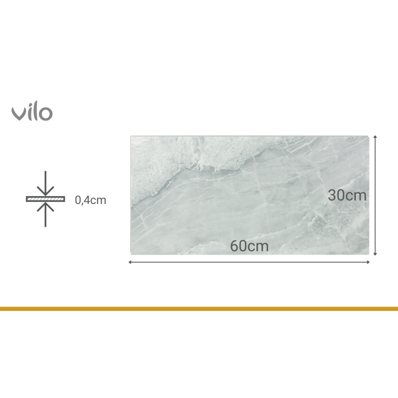 SPC 30x60 GRIS ASH paneles de pared (13pcs)