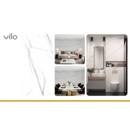 Sienų plokštės SPC 120x60 CALACATTA WHITE (4 vnt.)