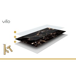 SPC 120x60 DARK STONE wall panels (4pcs)