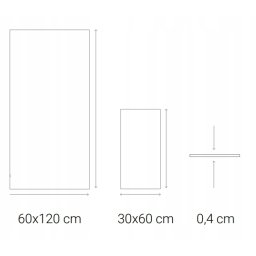 SPC 120x60 DARK STONE wall panels (4pcs)