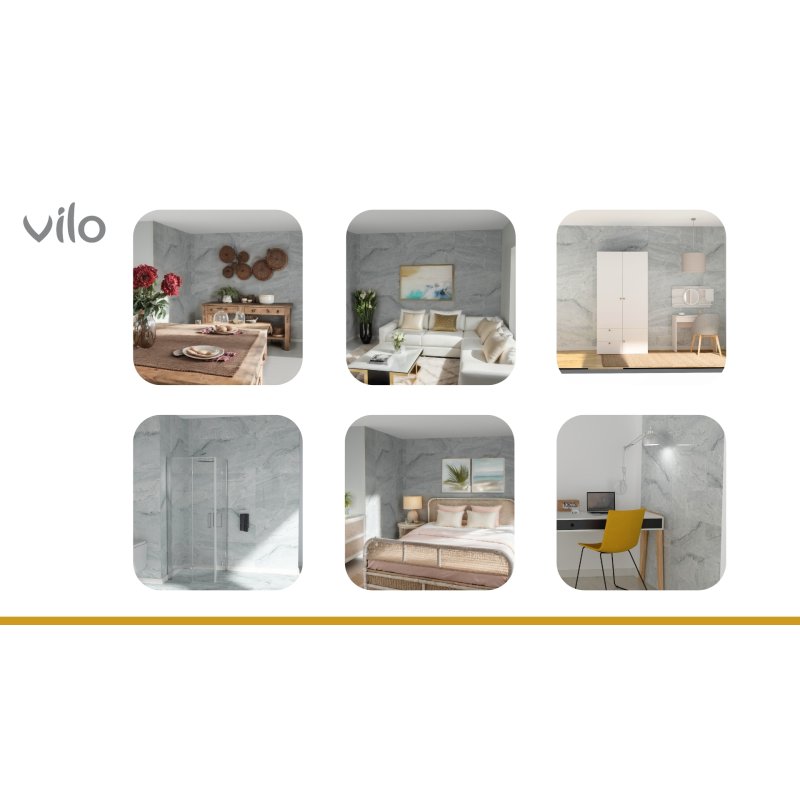 SPC 120x60 GRIS ASH paneles de pared (4pcs)