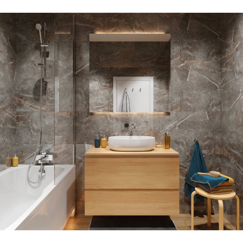SPC 120x60 MARBLE SKIN wall panels (4pcs)