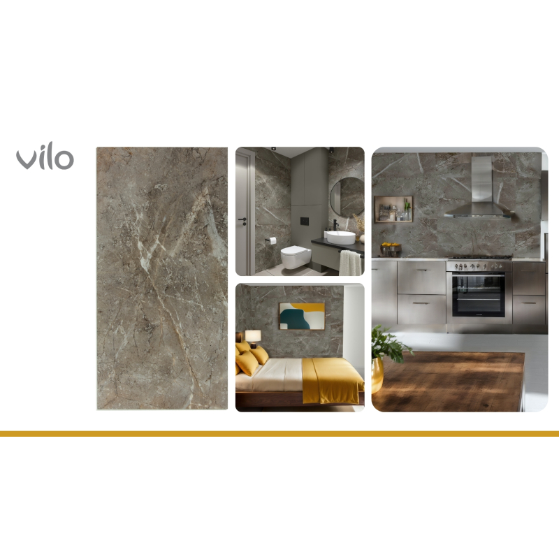 Panou SPC 120x60 Marble Skin | Placă Mare design Marmură Fără Rosturi