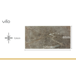 Panou SPC 120x60 Marble Skin | Placă Mare design Marmură Fără Rosturi