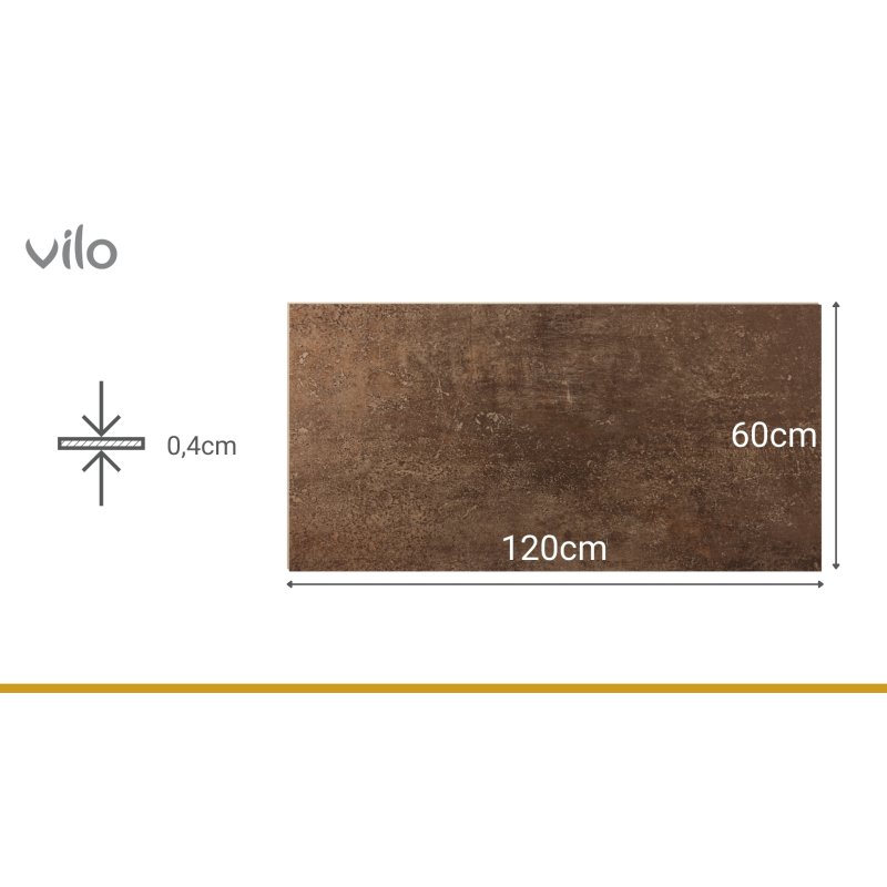 Стінові панелі SPC 120x60 RUSTY (4 шт)
