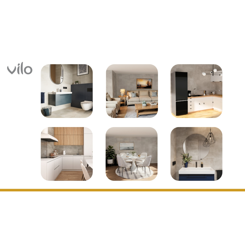 Panele ścienne SPC 30x60 CONCRETE BEIGE (13szt.)