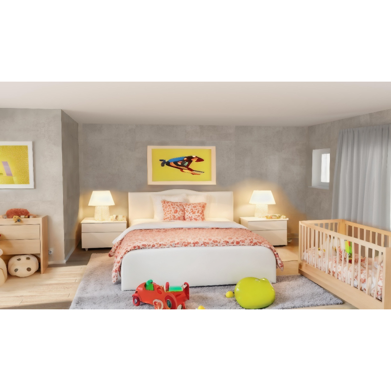 SPC 30x60 CONCRETE DUST paneles de pared (13pcs)