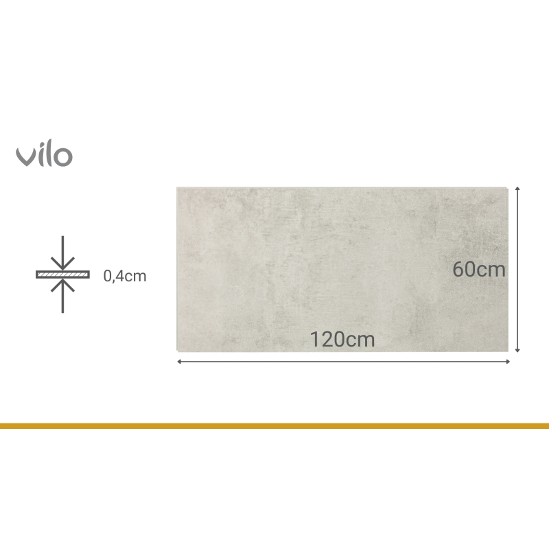 Panou SPC 120x60 cm Concrete Dust | Aspect Beton Industrial