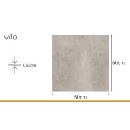Parchet SPC 60x60 cm CONCRETE Bej 1,44 m²/pachet - 4 buc | VILO