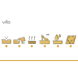 Vilo| Parchet SPC aspect beton 60x60 cm