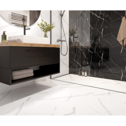 Parchet SPC 60x60 cm CALACATTA WHITE, Aspect de Marmura