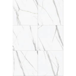 Vilo| Parchet SPC aspect marmura alba 60x60 cm – Elegant si rezistent