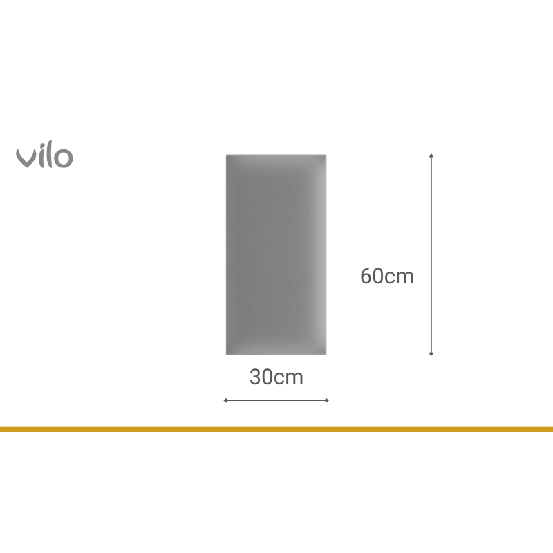 М'які панелі 30X60 GREY