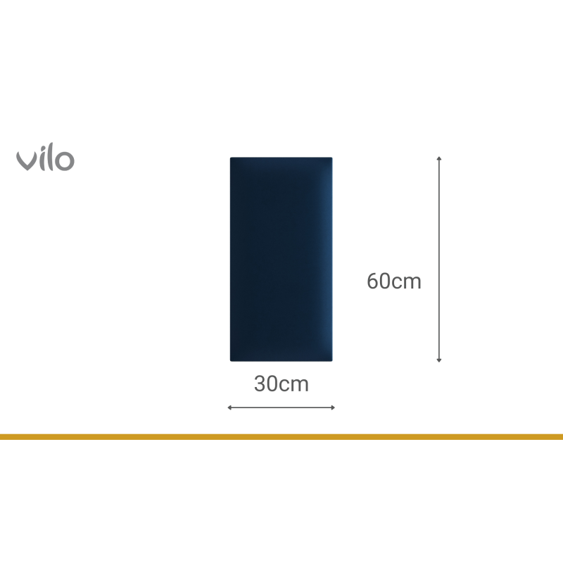 Panele tapicerowane 30X60 GRANATOWY