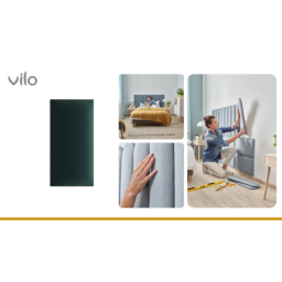 Vilo | Panou tapitat 30X60 cm, Verde