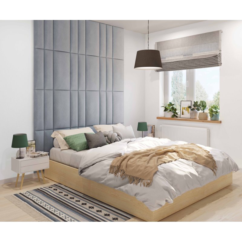 Paneles tapizados 15X60 GRIS