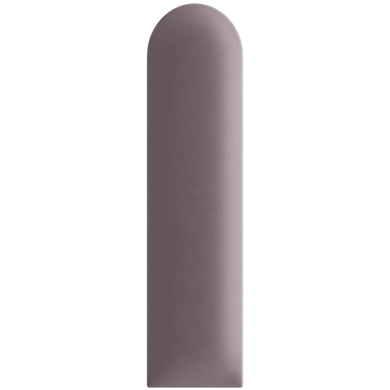 Vilo | Panou tapitat 15X60 cm, OVAL, Roz Pudra