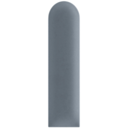 Vilo | Panou tapitat 15X60 cm, OVAL, Albastru Marin