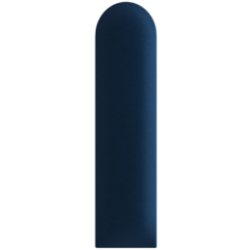 Vilo | Panou tapitat 15X60 cm, OVAL, Bleumarin